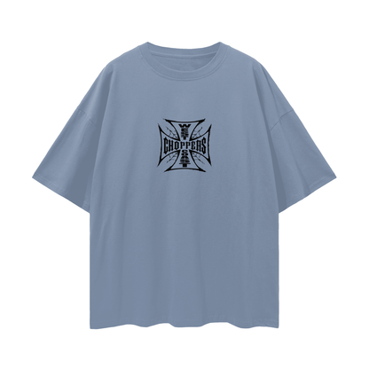 Vintage/Y2K Style West Coast Choppers Web Oversized T Shirt