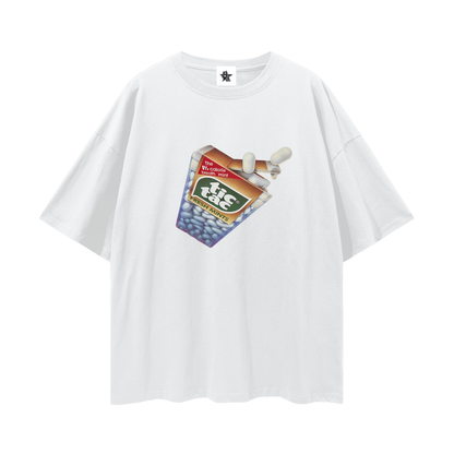 Vintage/Y2K Tic Tac Graphic Oversized T Shirt