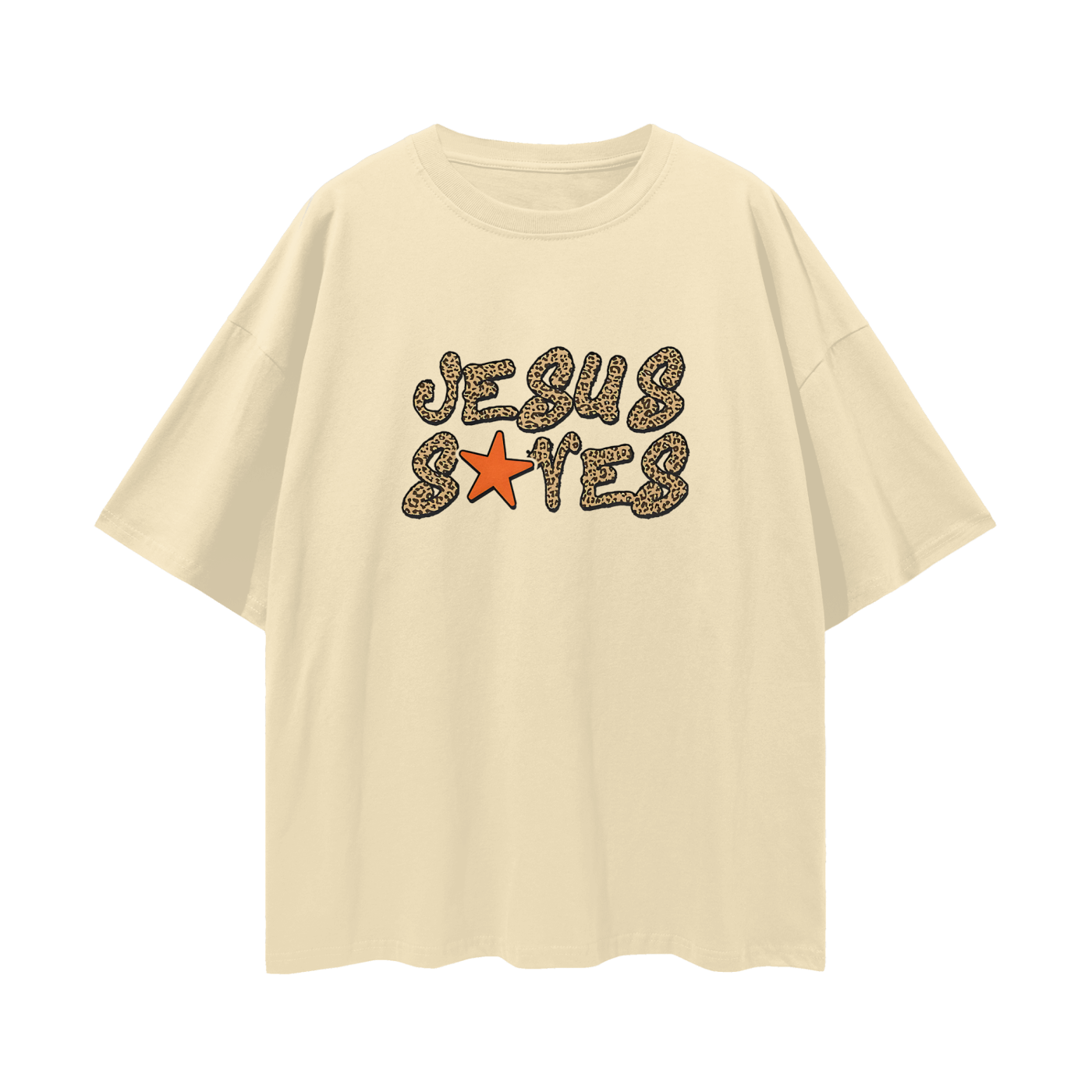 Vintage/Y2K Religious Jesus Saves Oversized T Shirt