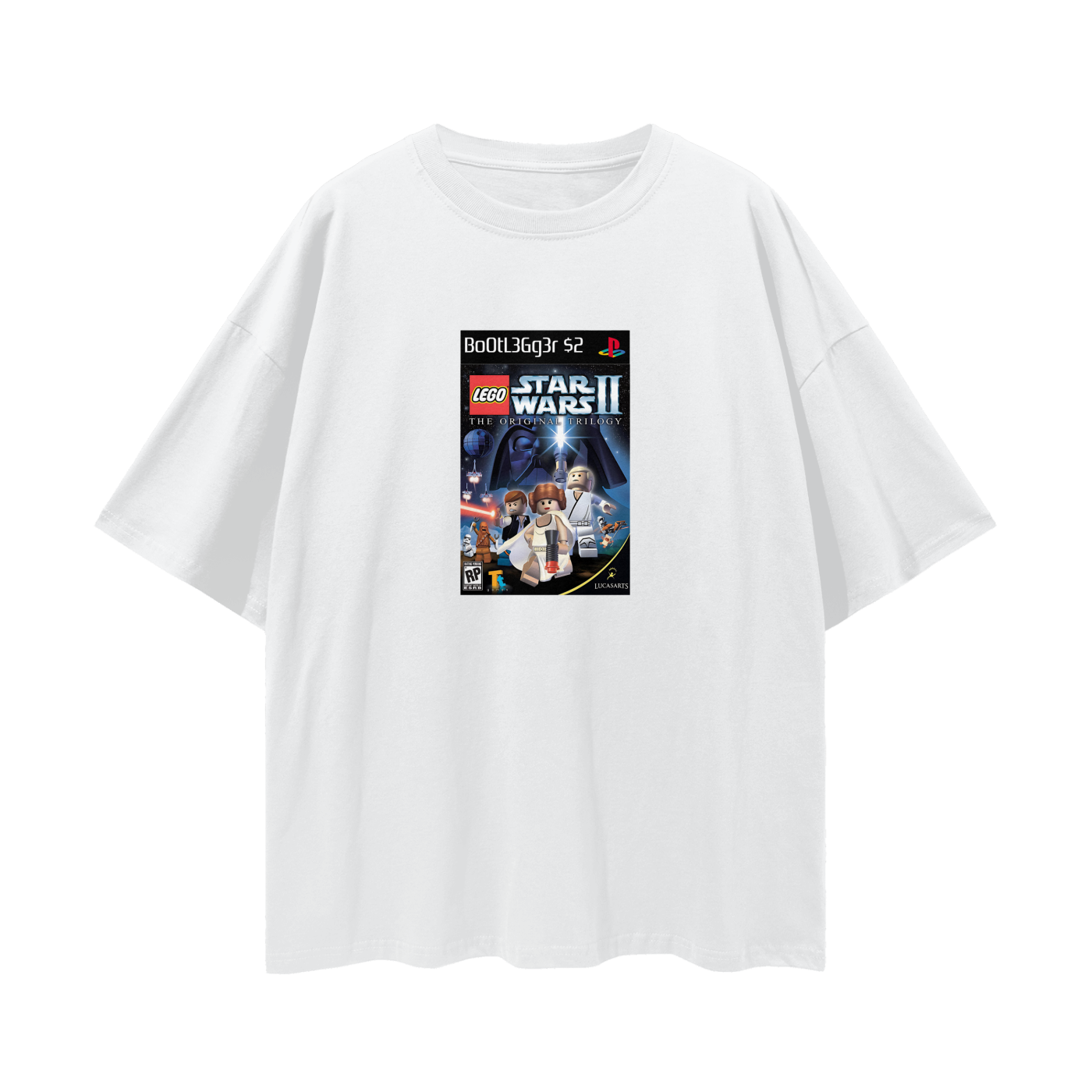 PlayStation 2 Lego Star Wars PS2 Video Game Disc Tee