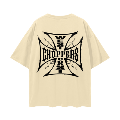 Vintage/Y2K Style West Coast Choppers Web Oversized T Shirt