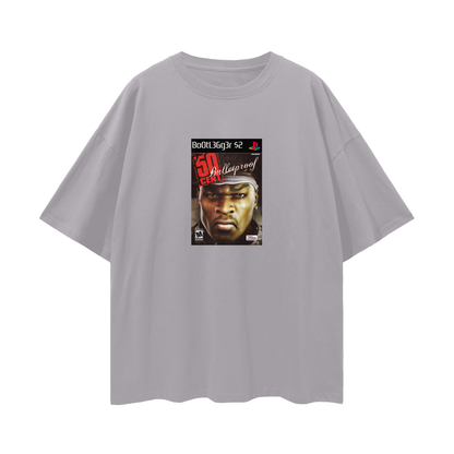 PlayStation 2 50 Cent Bullet Proof PS2 Video Game Disc Tee