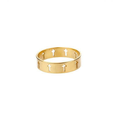Religious Jesus Cross Ring