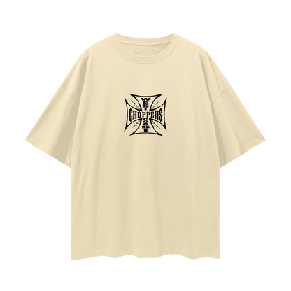 Vintage/Y2K Style West Coast Choppers Web Oversized T Shirt