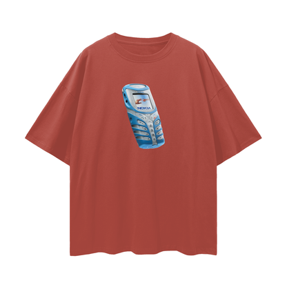 Nokia Phone Y2K Vintage Like Graphic Oversized T Shirt