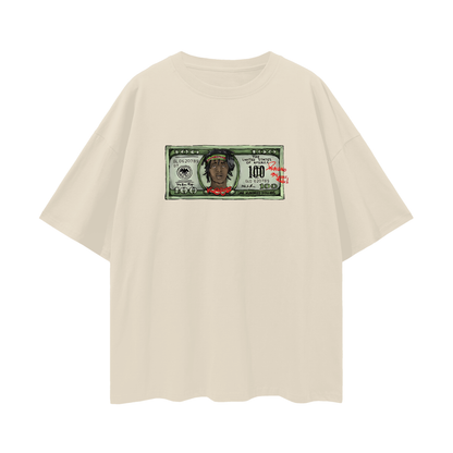 Vintage Like Chief Keef 100 Bill Oversized T Shirt