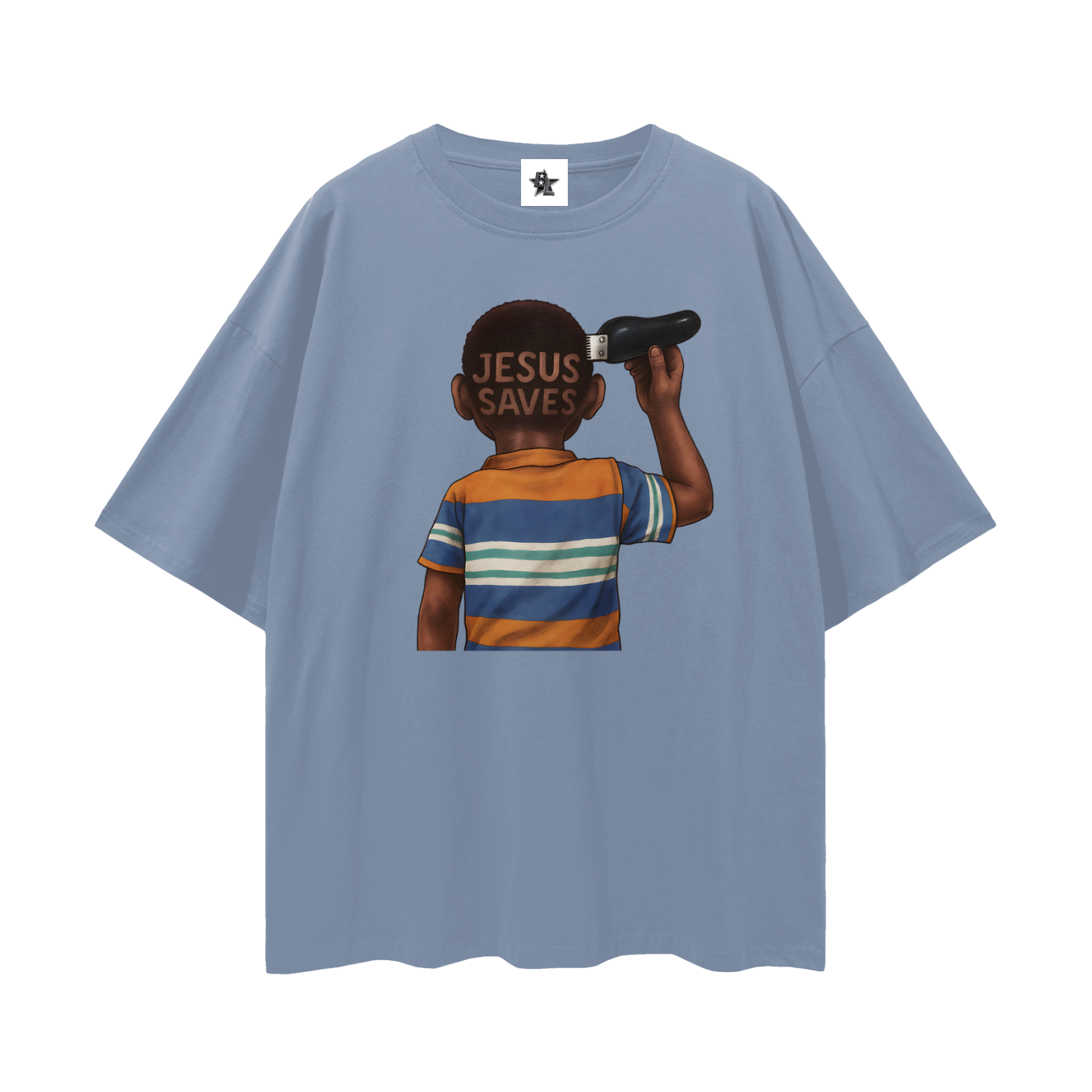 Vintage/Y2K Religious Jesus Saves Oversized T Shirt