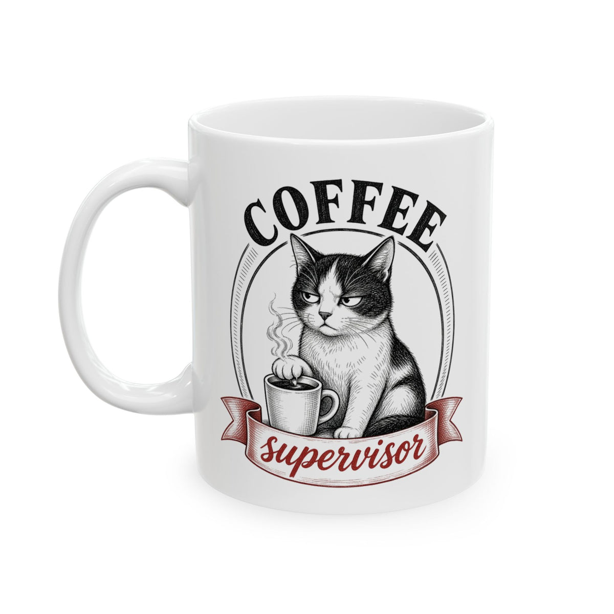 Coffee Supervisor mug - left