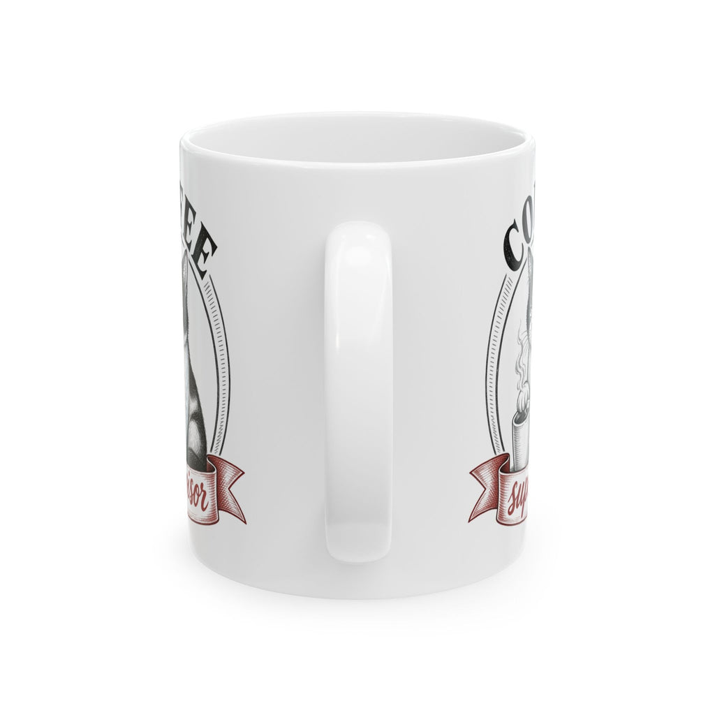 Coffee Supervisor mug - handle side