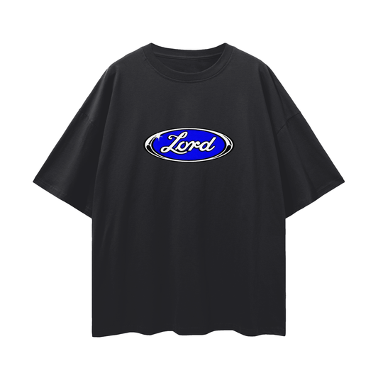 Religious Jesus Christ Lord Ford Logo Y2K Vintage Like Graphic Oversized T Shirt