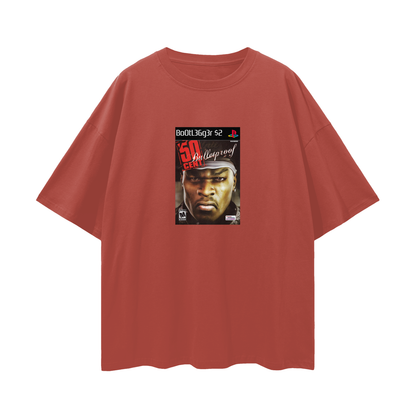 PlayStation 2 50 Cent Bullet Proof PS2 Video Game Disc Tee