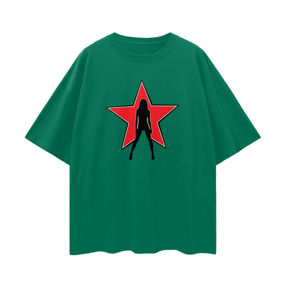 Vintage/Y2K Star Lady Oversized T Shirt