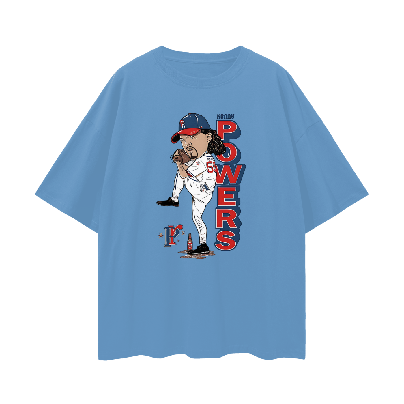 Vintage Like Funny Kenny Powers Baseball Oversized T Shirt