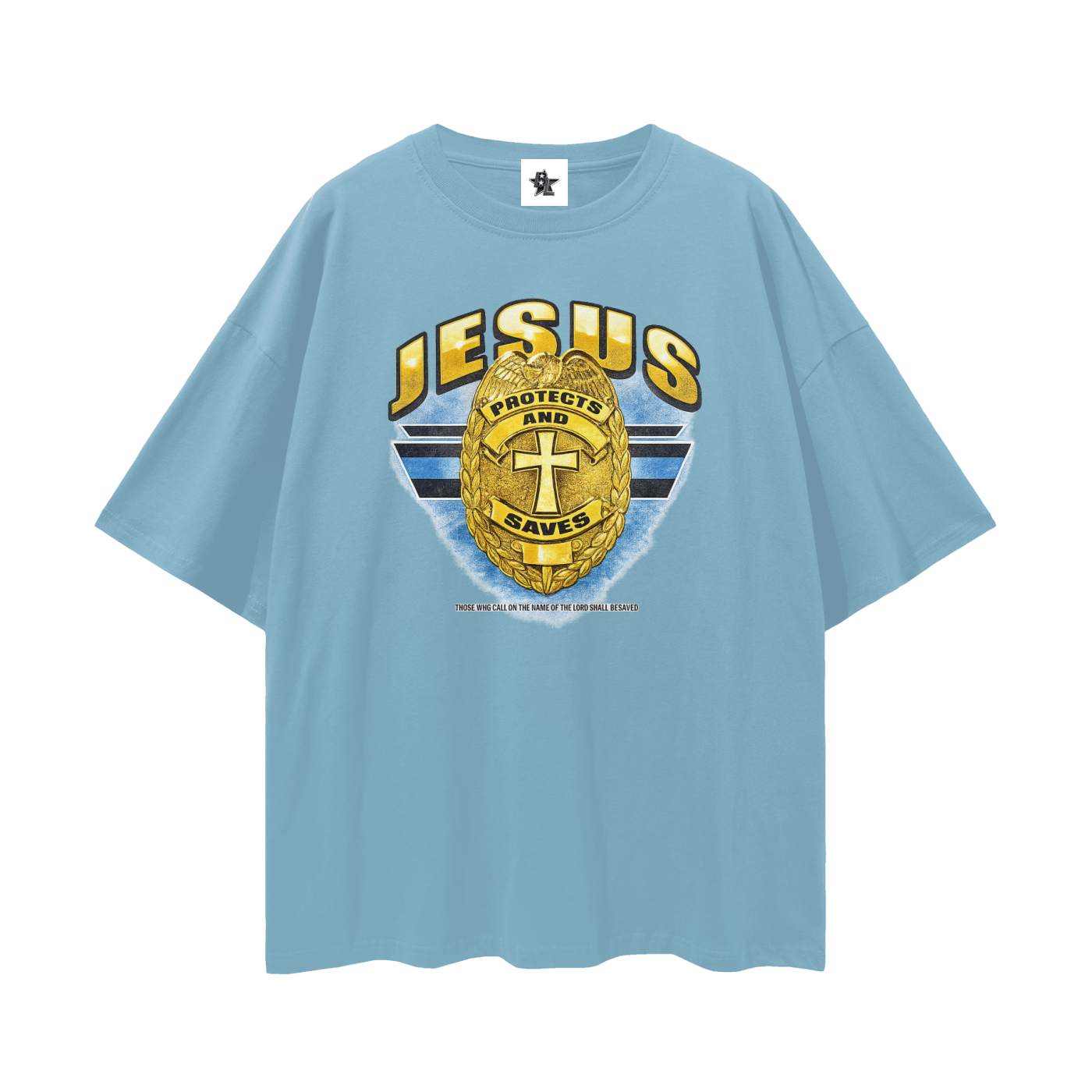 Vintage Jesus Faith Graphic Oversized T-Shirt | Christian Faith Graphic Unisex