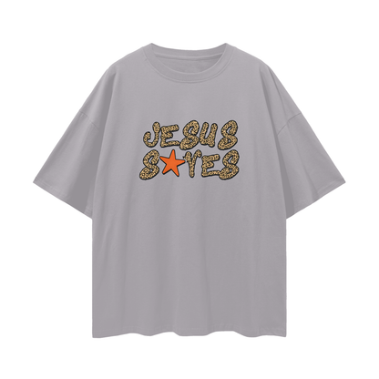 Vintage/Y2K Religious Jesus Saves Oversized T Shirt