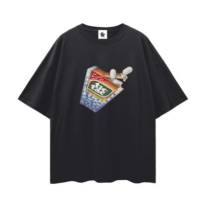 Vintage/Y2K Tic Tac Graphic Oversized T Shirt