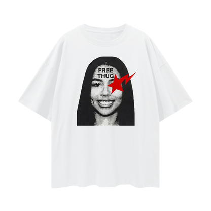 Vintage Like Free Thug Mariah Oversized T Shirt