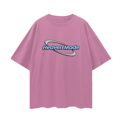 Religious Jesus Heaven Made Graphic Oversized T Shirt