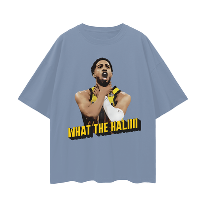 Tyrese Haliburton What The Hali Pacers Choke 90s Y2K Vintage Like Graphic Oversized T Shirt