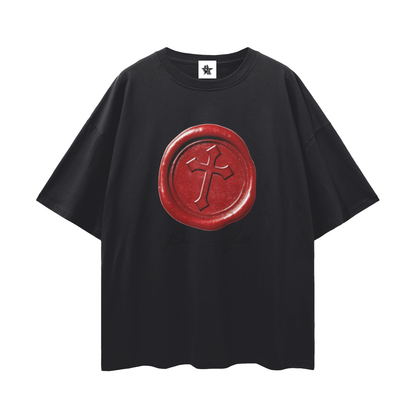 Vintage/Y2K Religious Paid In Full Cross Oversized T Shirt