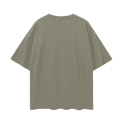 Religious I Pray Graphic Oversized T Shirt