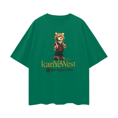Vintage Like Kanye Late Registration Bear Oversized T Shirt