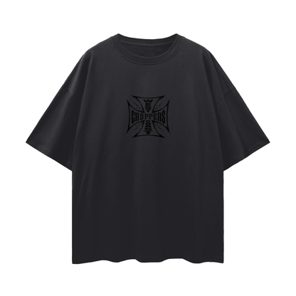 Vintage/Y2K Style West Coast Choppers Web Oversized T Shirt
