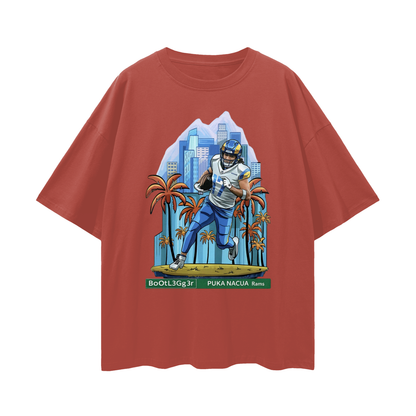 Vintage/Y2K Rams Puka Nacua Downtown Rookie Oversized T Shirt