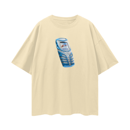 Nokia Phone Y2K Vintage Like Graphic Oversized T Shirt
