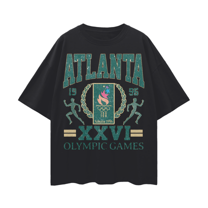 Vintage Like 1996 Atlanta Games Graphic Oversized T Shirt