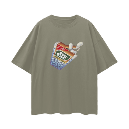 Vintage/Y2K Tic Tac Graphic Oversized T Shirt