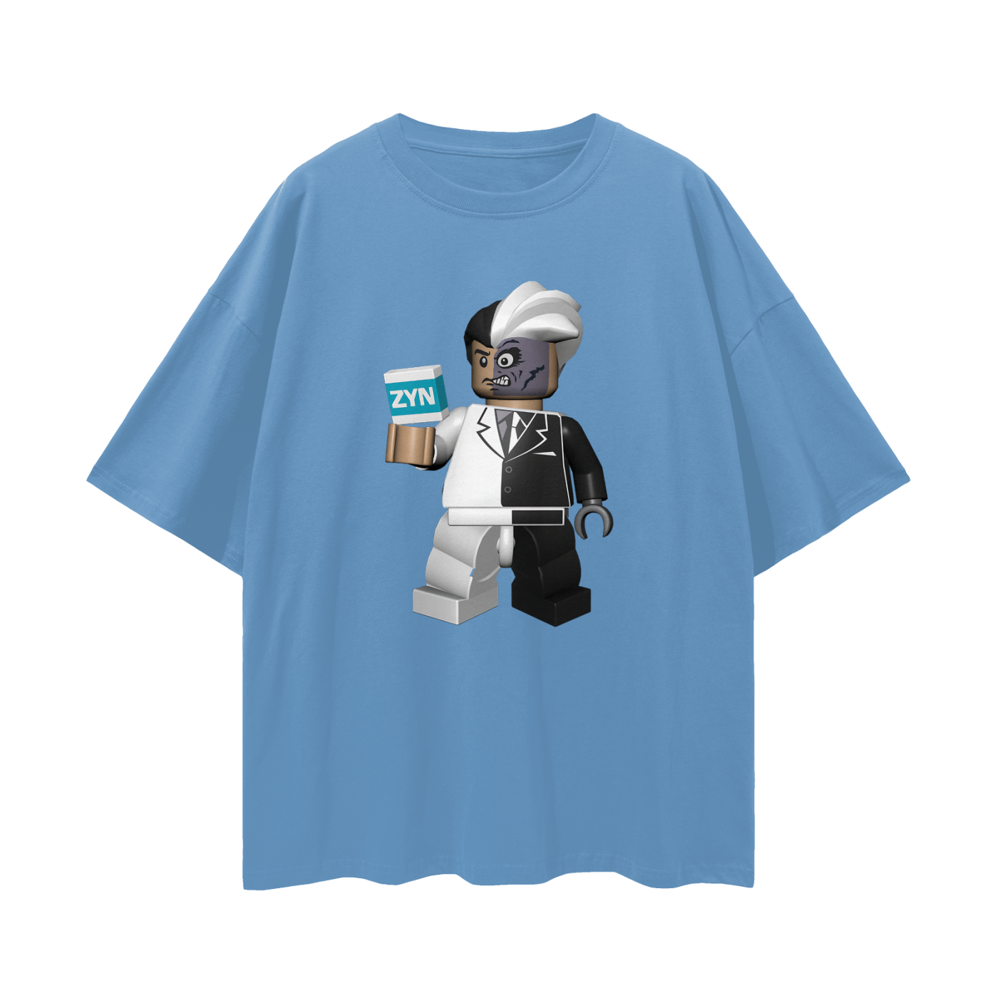Vintage/Y2K Lego Batman Two-Face Zyn Can Funny Oversized T Shirt