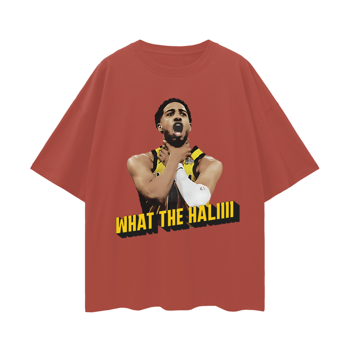 Tyrese Haliburton What The Hali Pacers Choke 90s Y2K Vintage Like Graphic Oversized T Shirt