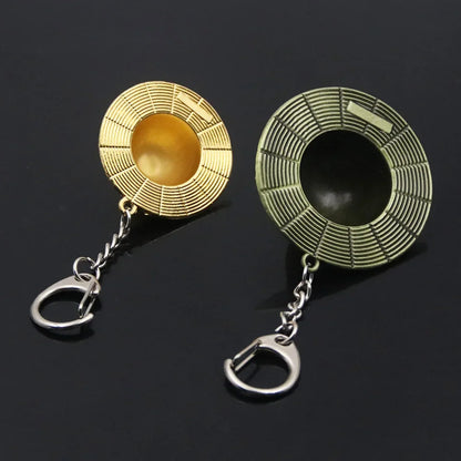 Hot  Classic Anime Cartoon Keychain Straw Hat Pendant Metal Key Chains for Fans Cosplay Keyrings Accessories
