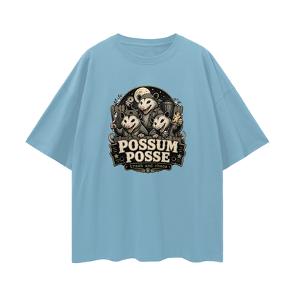 Possum Posse Tee - Trash & Chaos | Oversized Heavyweight Bootleg Graphic Tee