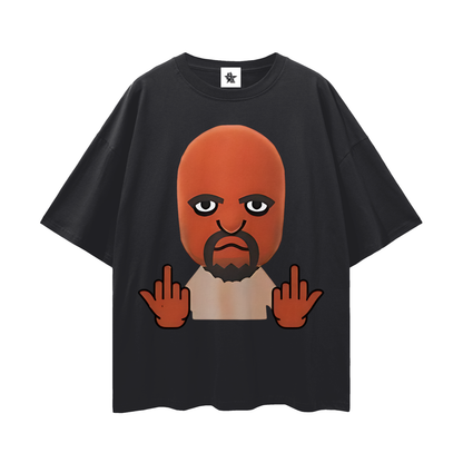 Vintage/Y2K Funny Wii Character Oversized T Shirt