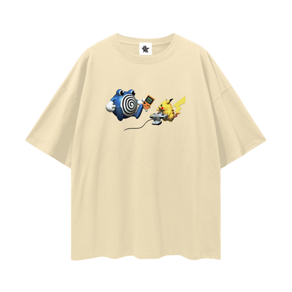 Vintage Y2K Cartoon Critter — Oversized Heavyweight Tee