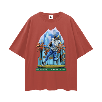 Vintage/Y2K Rams Puka Nacua Downtown Rookie Oversized T Shirt