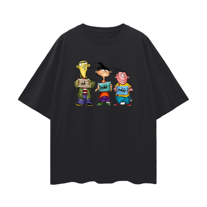 Vintage Like Ed Edd & Eddy Mugshot Oversized T Shirt