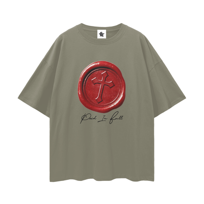 Vintage/Y2K Religious Paid In Full Cross Oversized T Shirt