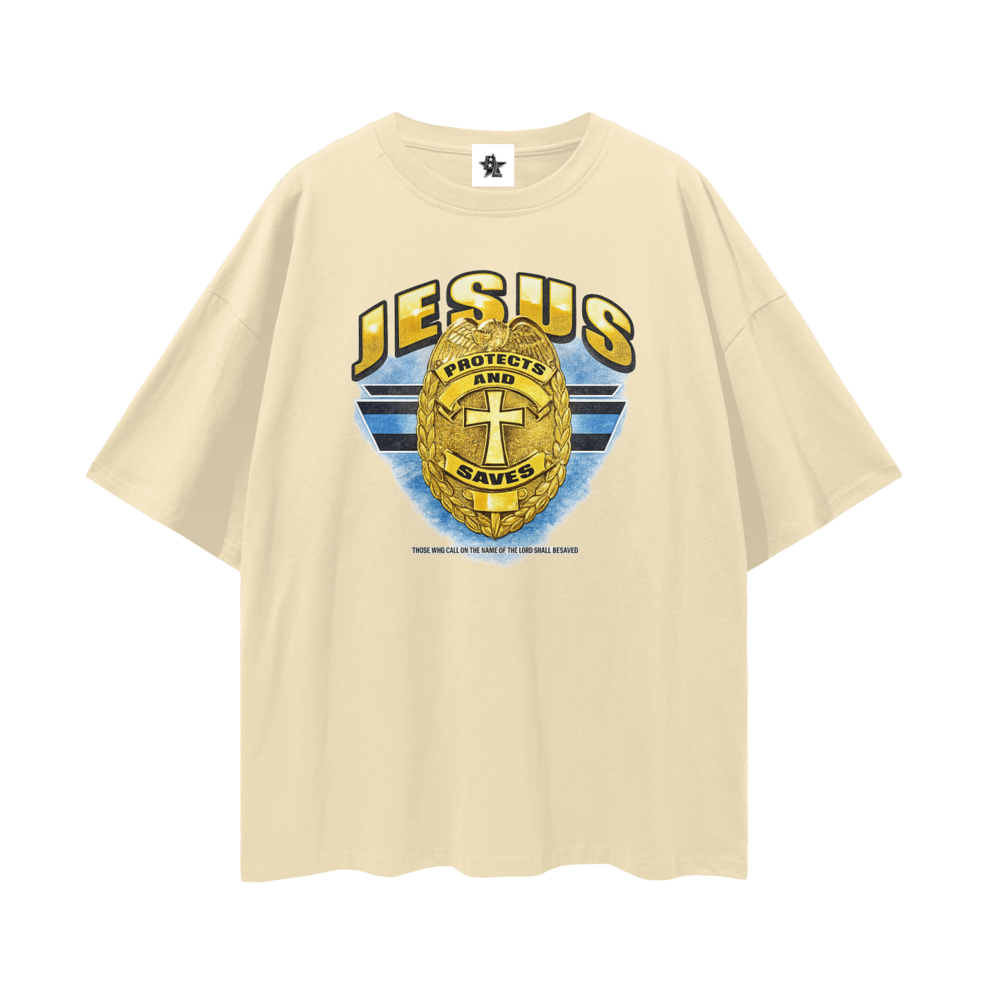 Vintage Jesus Faith Graphic Oversized T-Shirt | Christian Faith Graphic Unisex