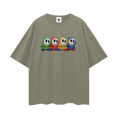 Vintage/Y2K Shy Guy Mario Character Oversized T Shirt
