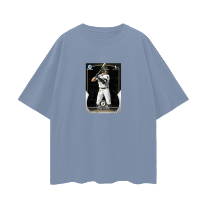Jacob Wilson Athletics 1st Bowman T Shirt Vintage Like Graphic Oversized T Shirt