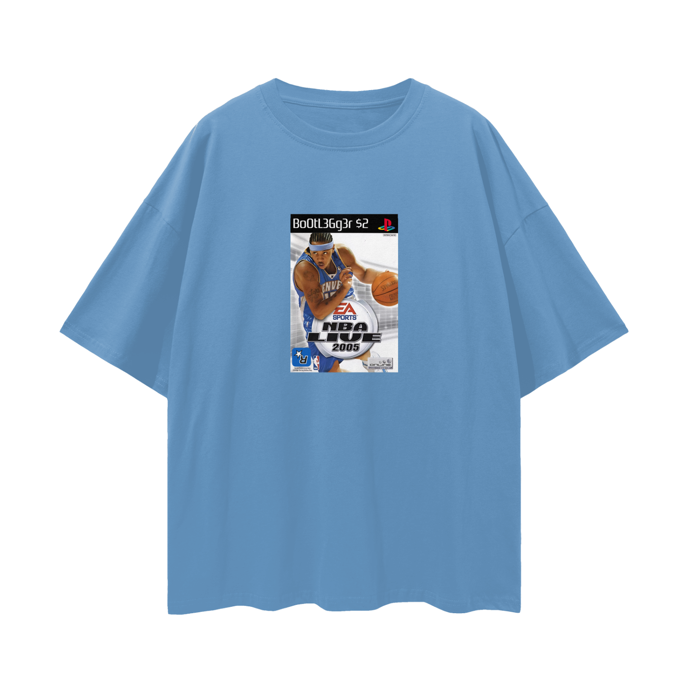 Vintage/Y2K PS2 Nba Live 2005 Bootlegger Oversized T Shirt