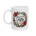 Fifty Years in the Making mug - left