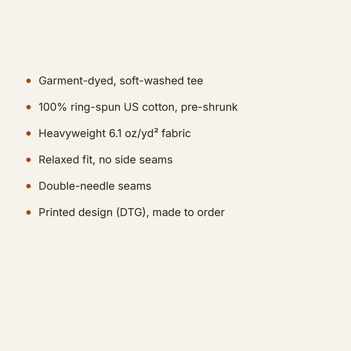 The Good Plates Are Out tee - details card