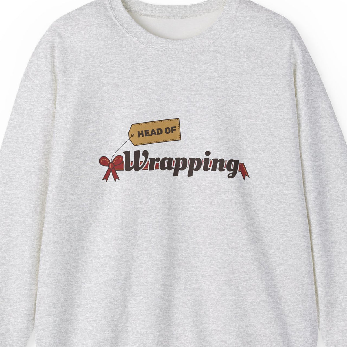 Head of Wrapping sweatshirt - closeup art