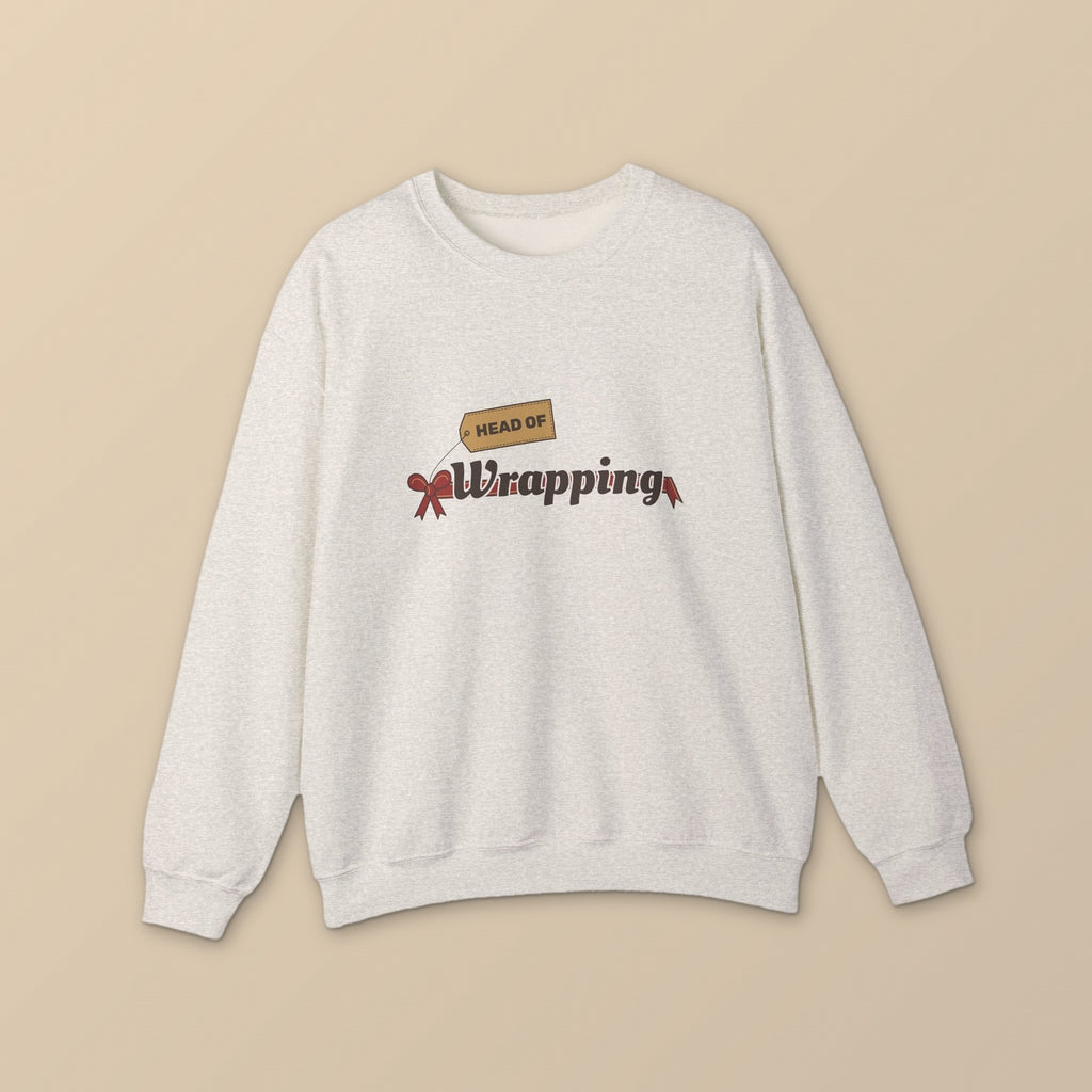 Head of Wrapping sweatshirt - styled linen bi stretch