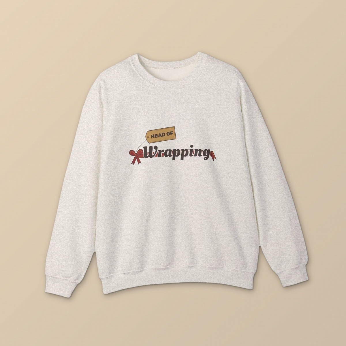 Head of Wrapping sweatshirt - styled linen bi stretch