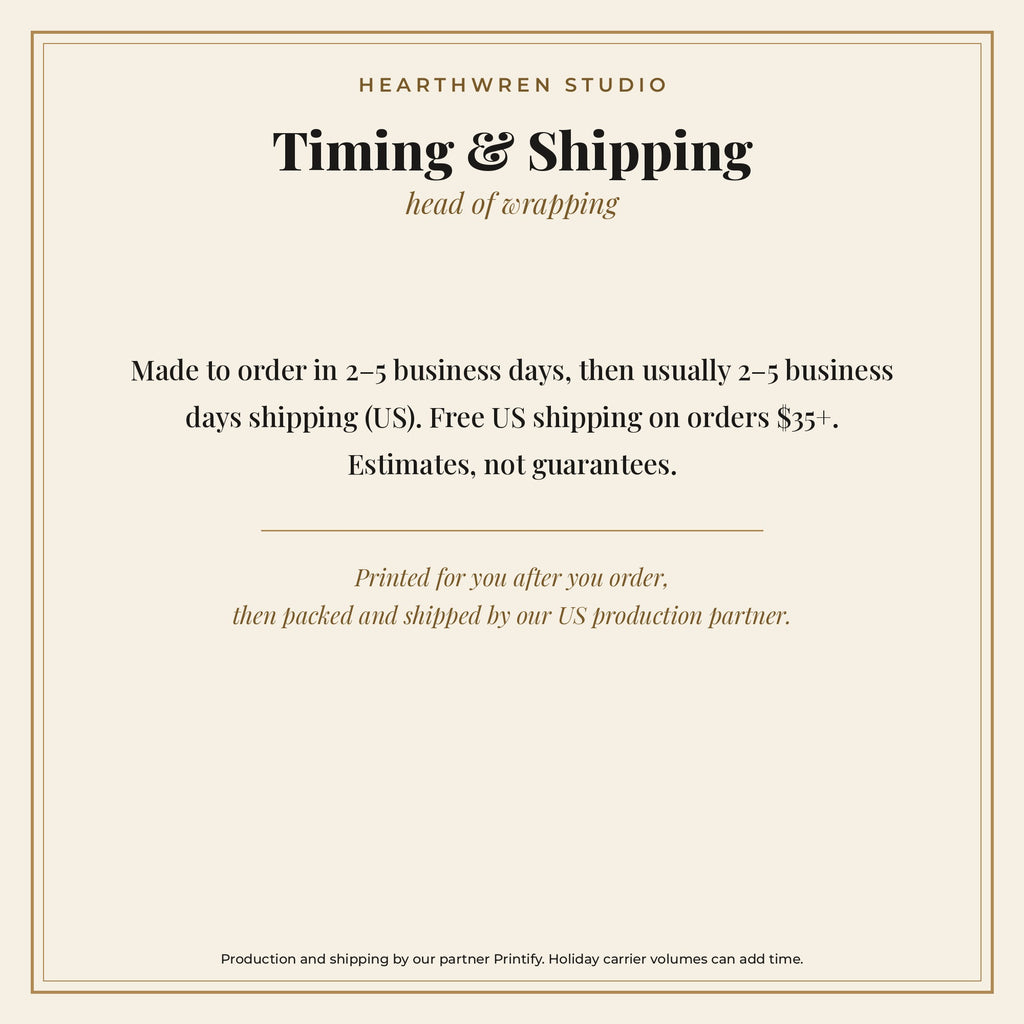 Head of Wrapping sweatshirt - timing